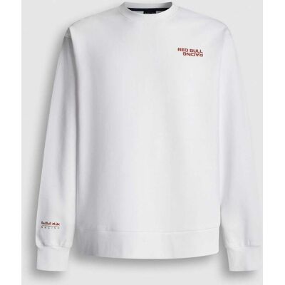 Pepe Jeans - Sudadera de hombre cuello redondo fit regular red bull racing. Blanco XXL Pepe Jeans - Sudadera de hombre cuello redondo fit regular red bull racing. Blanco XXL