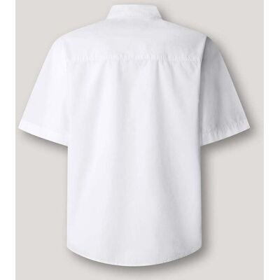 Pepe Jeans - Camisa de hombre de vestir popelín fit casual. Blanco 39 Pepe Jeans - Camisa de hombre de vestir popelín fit casual. Blanco 39