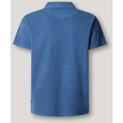 Pepe Jeans - Polo de hombre teñido en prenda fit regular. Azul oscuro L Pepe Jeans - Polo de hombre teñido en prenda fit regular. Azul oscuro L