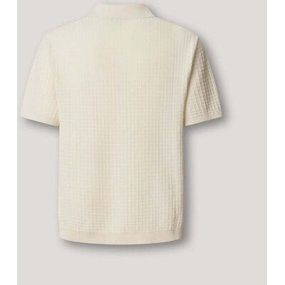 Pepe Jeans - Camisa de hombre de punto fit regular. Blanco M Pepe Jeans - Camisa de hombre de punto fit regular. Blanco M
