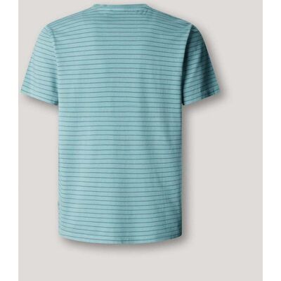 Pepe Jeans - Camiseta de rayas de hombre fit regular. Azul L Pepe Jeans - Camiseta de rayas de hombre fit regular. Azul L