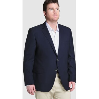 Mirto - Americana de hombre regular lisa azul tallas grandes. Azul marino 66 Mirto - Americana de hombre regular lisa azul tallas grandes. Azul marino 66