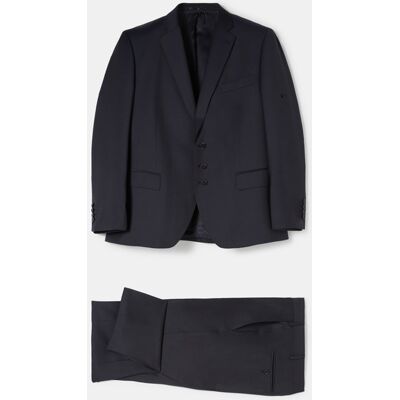 Mirto - Traje de hombre regular liso azul tallas grandes. Azul marino 64 - Largo 2 Corto Mirto - Traje de hombre regular liso azul tallas grandes. Azul marino 64 - Largo 2 Corto