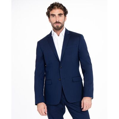 Calvin Klein - Chaqueta de traje de hombre slim liso azul. Azul 48 Calvin Klein - Chaqueta de traje de hombre slim liso azul. Azul 48