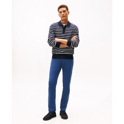 Tommy Hilfiger - Pantalón de caballero tipo chino de estructura. Azul índigo 38 - 34 Tommy Hilfiger - Pantalón de caballero tipo chino de estructura. Azul índigo 38 - 34