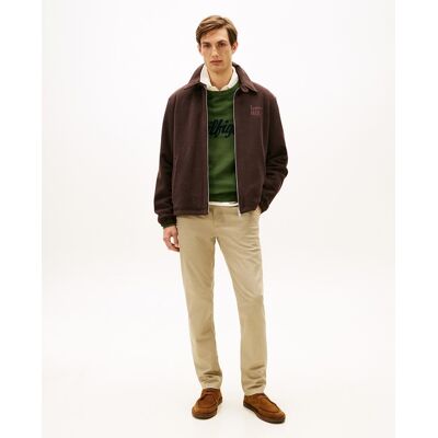 Tommy Hilfiger - Pantalón de caballero tipo chino fit slim Bleecker. Verde militar 31 - 34 Tommy Hilfiger - Pantalón de caballero tipo chino fit slim Bleecker. Verde militar 31 - 34