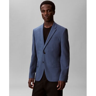 Calvin Klein - Chaqueta de traje Hombre pata de gallo. Azul 48 Calvin Klein - Chaqueta de traje Hombre pata de gallo. Azul 48