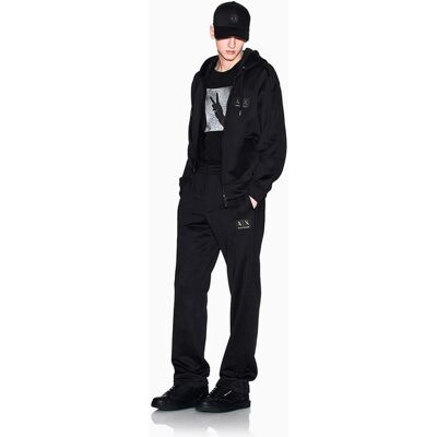 Armani - Sudadera de hombre con capucha y logo. Negro XL Armani - Sudadera de hombre con capucha y logo. Negro XL
