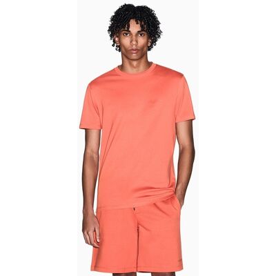 Armani - Camiseta de hombre manga corta con logo a tono. Naranja M Armani - Camiseta de hombre manga corta con logo a tono. Naranja M