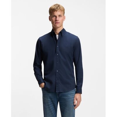 Boss - Camisa manga larga de hombre tallas grandes.. Azul 4XL Boss - Camisa manga larga de hombre tallas grandes.. Azul 4XL