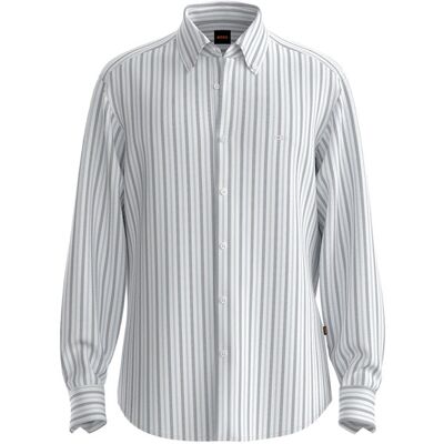 Boss - Camisa manga larga de hombre tallas grandes.. Azul 4XL Boss - Camisa manga larga de hombre tallas grandes.. Azul 4XL