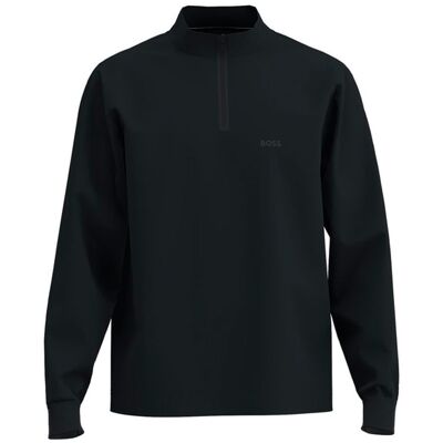 Boss - Polo manga larga de hombre. Negro S Boss - Polo manga larga de hombre. Negro S
