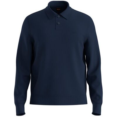 Boss - Jersey manga larga de hombre. Azul XL Boss - Jersey manga larga de hombre. Azul XL
