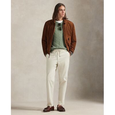 Ralph Lauren - Pantalón chino de hombre de algodón elástico Classic Fit. Crema S Ralph Lauren - Pantalón chino de hombre de algodón elástico Classic Fit. Crema S
