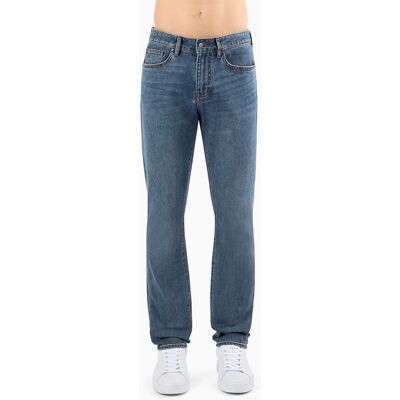 Armani - Vaquero de hombre J14 slim fit lavado medio. Azul índigo 36 Armani - Vaquero de hombre J14 slim fit lavado medio. Azul índigo 36