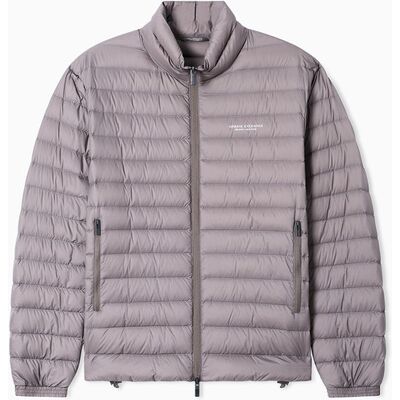 Armani - Plumífero de hombre acolchado con cremallera de doble carril. Beige S Armani - Plumífero de hombre acolchado con cremallera de doble carril. Beige S