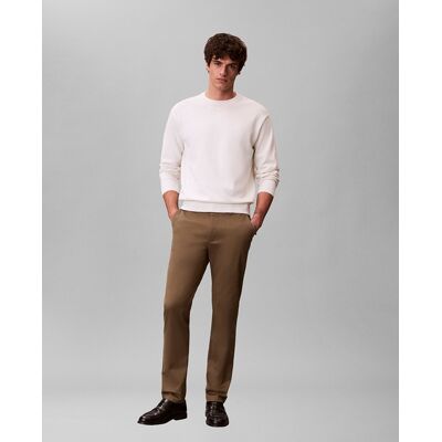 Calvin Klein - Pantalón chino Hombre slim stretch. Verde militar 33 Calvin Klein - Pantalón chino Hombre slim stretch. Verde militar 33