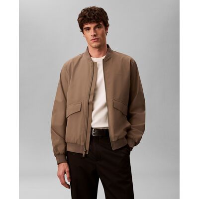 Calvin Klein - Chaqueta bomber técnica de Hombre. Kaki 2XL Calvin Klein - Chaqueta bomber técnica de Hombre. Kaki 2XL