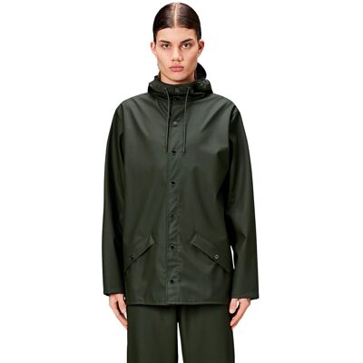 Rains - Parka de hombre corta lluvia. Verde militar XL Rains - Parka de hombre corta lluvia. Verde militar XL