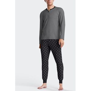 Impetus - Pijama de punto de hombre con puños en algodón. Gris XXL Impetus - Pijama de punto de hombre con puños en algodón. Gris XXL