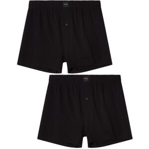 Bread & Boxers - Pack de 2 boxers de hombre de punto de algodón orgánico. Negro S Bread & Boxers - Pack de 2 boxers de hombre de punto de algodón orgánico. Negro S