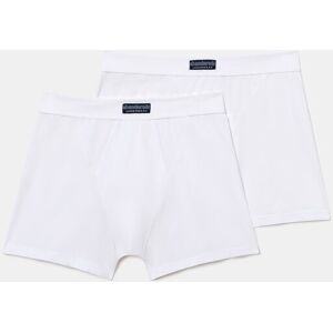 Abanderado - Pack de dos boxers de punto de hombre con estampados. Blanco L Abanderado - Pack de dos boxers de punto de hombre con estampados. Blanco L