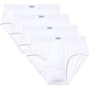 Abanderado - Pack de cuatro slips abiertos de hombre. Blanco XL Abanderado - Pack de cuatro slips abiertos de hombre. Blanco XL