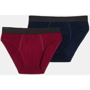 Abanderado - Pack de dos slips de hombre de fibra natural de bambú. Multicolor XL Abanderado - Pack de dos slips de hombre de fibra natural de bambú. Multicolor XL