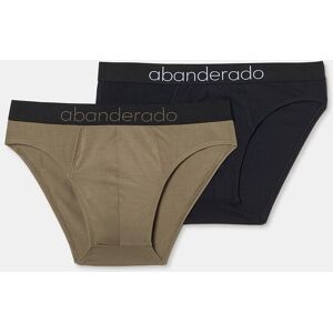 Abanderado - Pack de dos slips de hombre de fibra natural de bambú. Multicolor XXL Abanderado - Pack de dos slips de hombre de fibra natural de bambú. Multicolor XXL
