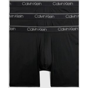 Calvin Klein - Pack de 3 bóxer largos - Micro Stretch. Negro M Calvin Klein - Pack de 3 bóxer largos - Micro Stretch. Negro M