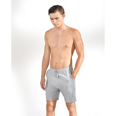 Bread & Boxers Bread & Boxers - Pantalón de pijama de hombre corto con cintura elástica. Gris S Bread & Boxers Bread & Boxers - Pantalón de pijama de hombre corto con cintura elástica. Gris S