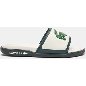 Lacoste - Chanclas Serve Slide hombre tipo pala con logo. Blanco 40,5 Lacoste - Chanclas Serve Slide hombre tipo pala con logo. Blanco 40,5