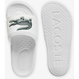 Lacoste - Chanclas Serve Slide Dual de hombre en negro. Blanco 43 Lacoste - Chanclas Serve Slide Dual de hombre en negro. Blanco 43