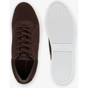 Lacoste - Zapatillas Court Set de ante de hombre. Marrón oscuro 44,5 Lacoste - Zapatillas Court Set de ante de hombre. Marrón oscuro 44,5