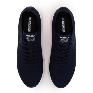 Ecoalf - Zapatillas deportivas de hombre de punto con logo. Azul marino 40 Ecoalf - Zapatillas deportivas de hombre de punto con logo. Azul marino 40