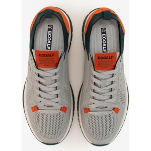 Ecoalf - Zapatillas deportivas de hombre con refuerzo en talón y logo. Gris / Verde 45 Ecoalf - Zapatillas deportivas de hombre con refuerzo en talón y logo. Gris / Verde 45