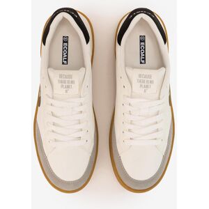 Ecoalf - Zapatillas deportivas de hombre con cierre de cordones y logo lateral. Blanco / Negro 40 Ecoalf - Zapatillas deportivas de hombre con cierre de cordones y logo lateral. Blanco / Negro 40