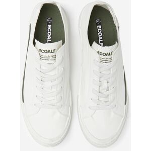 Ecoalf - Zapatillas retro de hombre básicas con logo en lengüeta. Blanco 42 Ecoalf - Zapatillas retro de hombre básicas con logo en lengüeta. Blanco 42