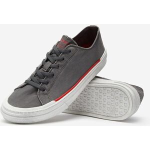 Ecoalf - Zapatillas retro de hombre básicas con logo en lengüeta. Gris oscuro 43 Ecoalf - Zapatillas retro de hombre básicas con logo en lengüeta. Gris oscuro 43