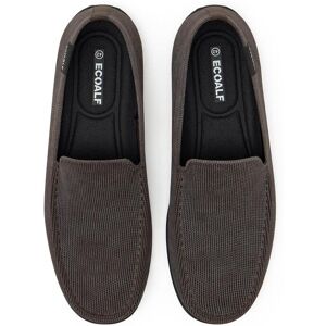 Ecoalf - Mocasínes driver de hombre ligeros sin componentes metálicos. Marrón oscuro 42 Ecoalf - Mocasínes driver de hombre ligeros sin componentes metálicos. Marrón oscuro 42