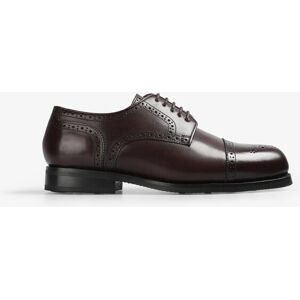 Scalpers - Zapatos Oxford de hombre de piel con cordones a tono. Burdeos 46 Scalpers - Zapatos Oxford de hombre de piel con cordones a tono. Burdeos 46