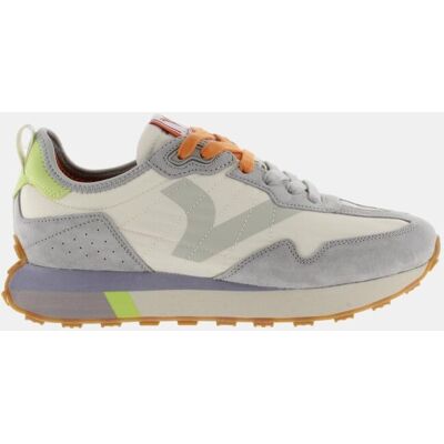 Victoria - Zapatillas deportivas mujer de nylon con piezas de serraje y cordones bicolor. 36 Victoria - Zapatillas deportivas mujer de nylon con piezas de serraje y cordones bicolor. 36