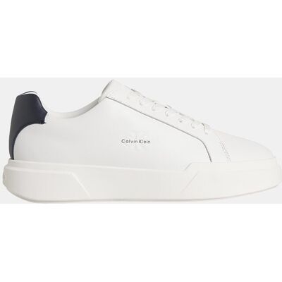 Calvin Klein - Zapatilla casco de piel. Blanco 43 Calvin Klein - Zapatilla casco de piel. Blanco 43