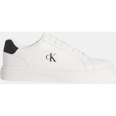 Calvin Klein - Zapatilla casco de piel. Blanco 40 Calvin Klein - Zapatilla casco de piel. Blanco 40