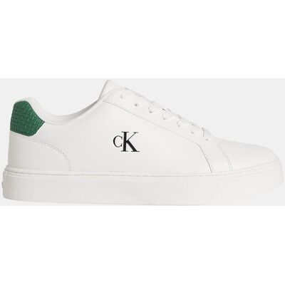 Calvin Klein - Zapatilla casco de piel. Blanco 43 Calvin Klein - Zapatilla casco de piel. Blanco 43