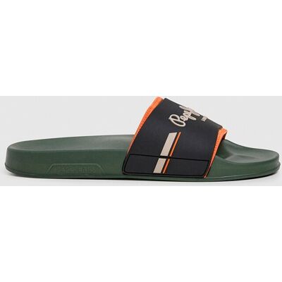 Pepe Jeans - Sandalia de playa con pieza superior de TPU y suela anatómica.. Verde 40 Pepe Jeans - Sandalia de playa con pieza superior de TPU y suela anatómica.. Verde 40