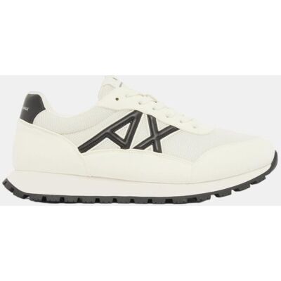 Armani - Zapatilla retro runner con logo. Blanco 44 Armani - Zapatilla retro runner con logo. Blanco 44