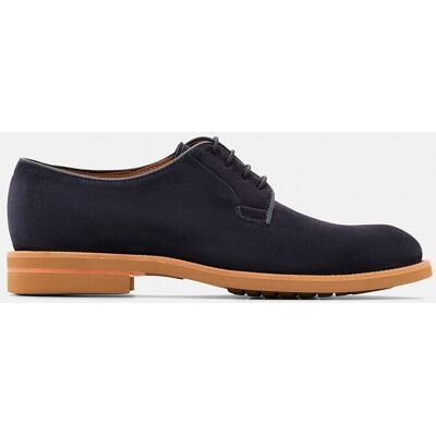 Lottusse - Bluchers de hombre liso ante pg. Azul marino 45 Lottusse - Bluchers de hombre liso ante pg. Azul marino 45