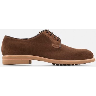 Lottusse - Bluchers de hombre liso ante pg. Marrón 45 Lottusse - Bluchers de hombre liso ante pg. Marrón 45