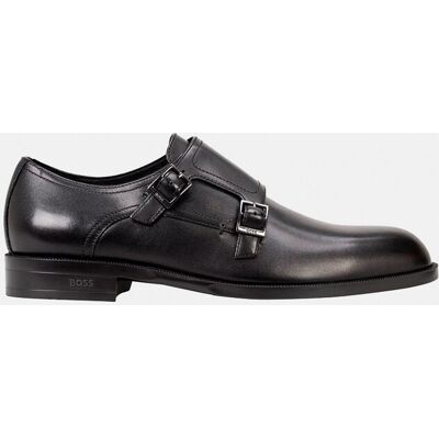 Boss - Zapato de vestir doble hebilla de hombre. Negro 42 Boss - Zapato de vestir doble hebilla de hombre. Negro 42